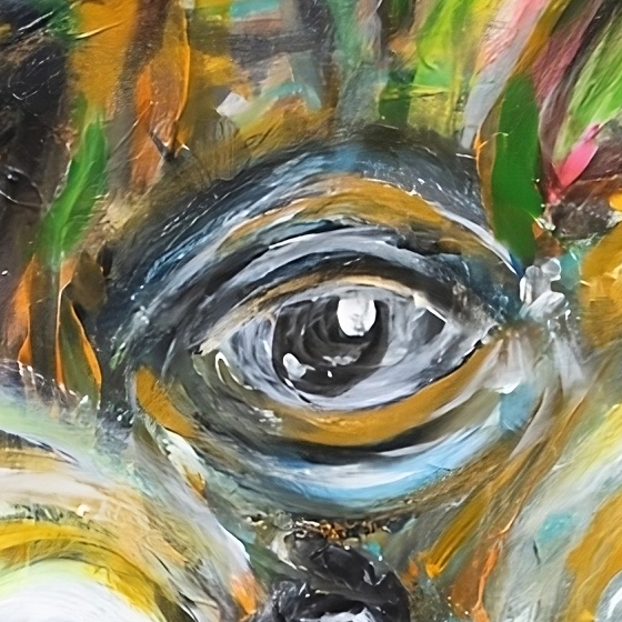 The Magic Eyes of Mysterious Forest Wizards