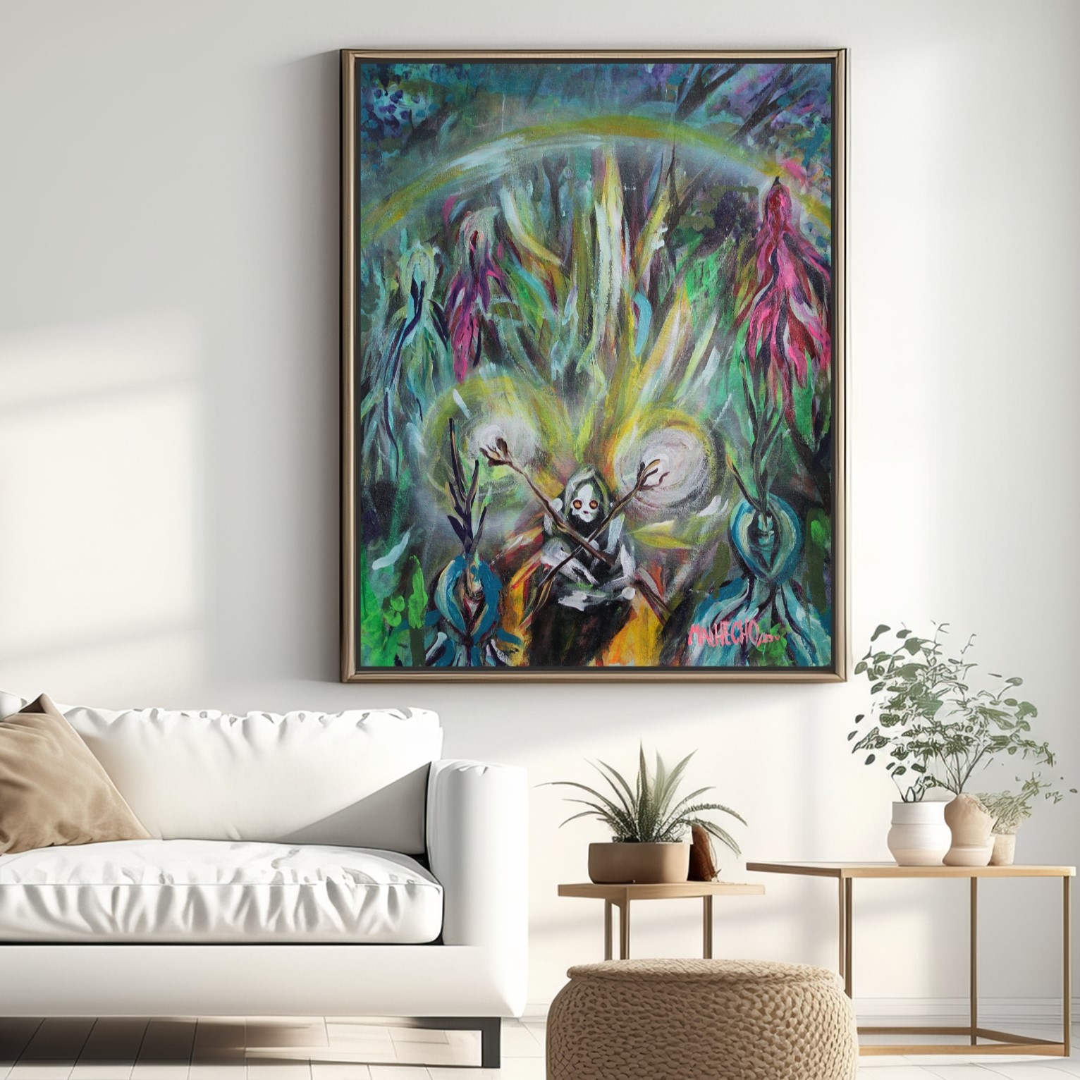 The spirit brings light to the darkness