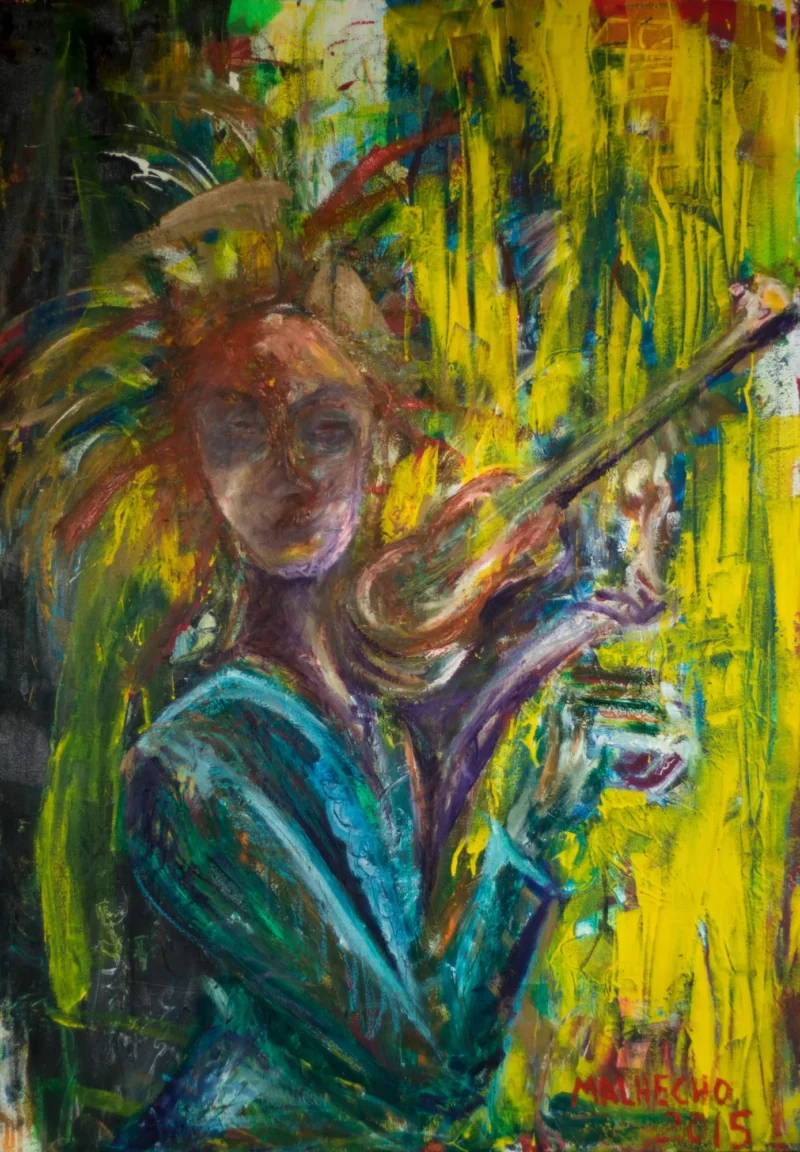 The dreaming violinist.