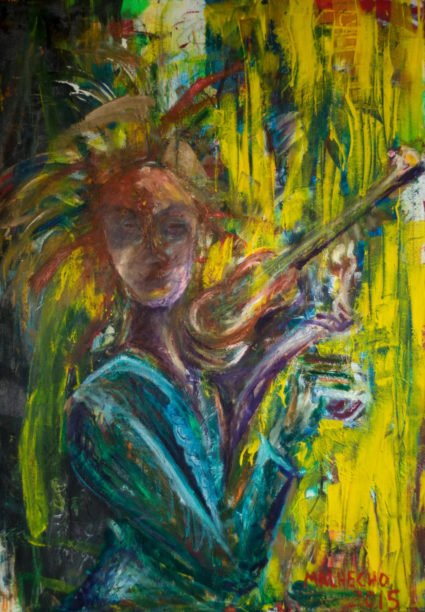 The dreaming violinist.